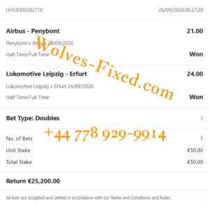 Halftime Fulltime fixed matches